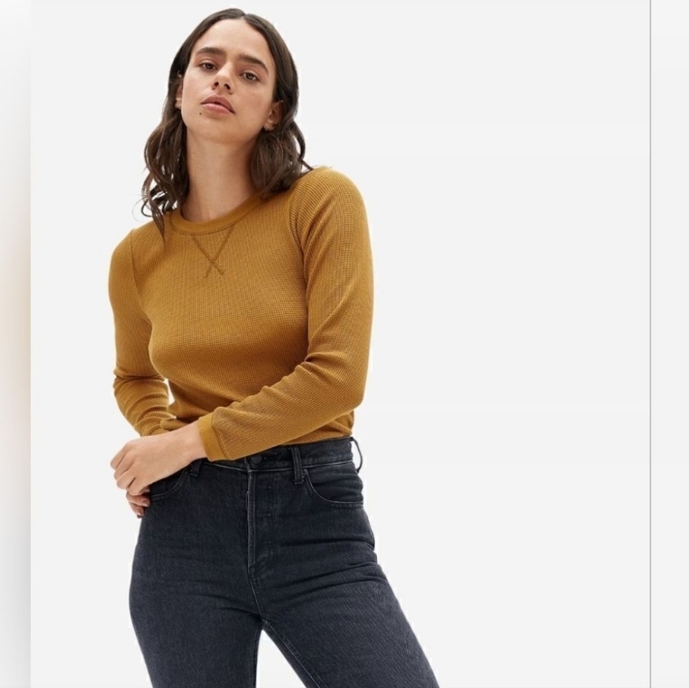Everlane Women's Golden Crew Neck Sweater